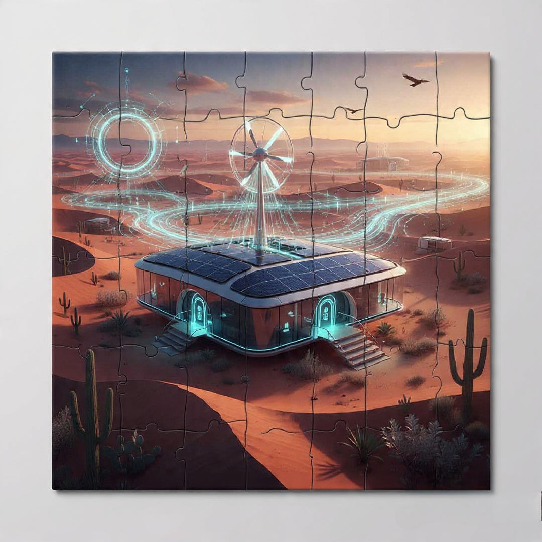 Solarpunk Arte Digital para emprendedores futuristas.