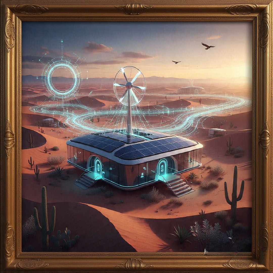 Solarpunk Arte Digital para emprendedores futuristas.